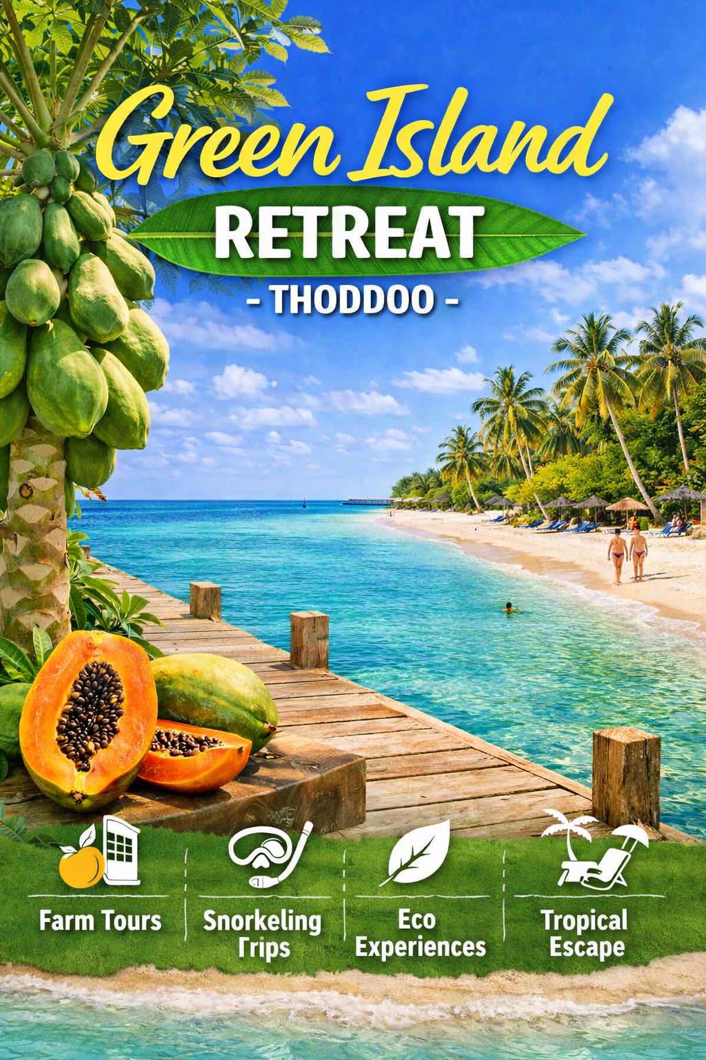 Green Island Retreat – 6N/7D at Thoddoo Island