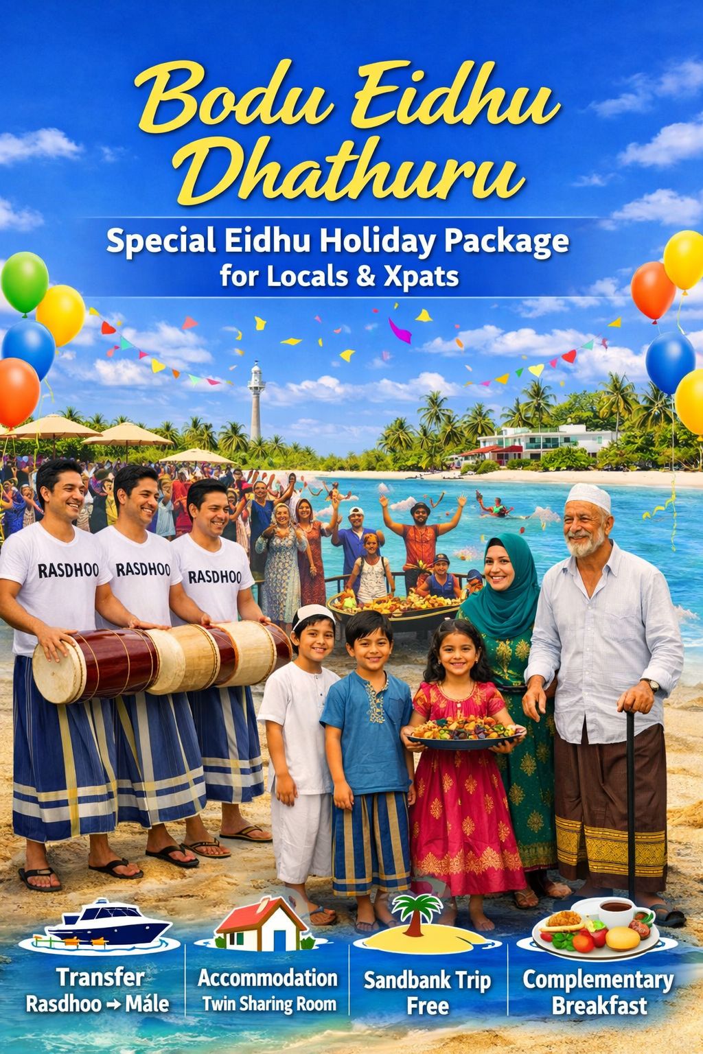 Bodu Eid Dhathuru – 3N/4D Special Local Holiday Package